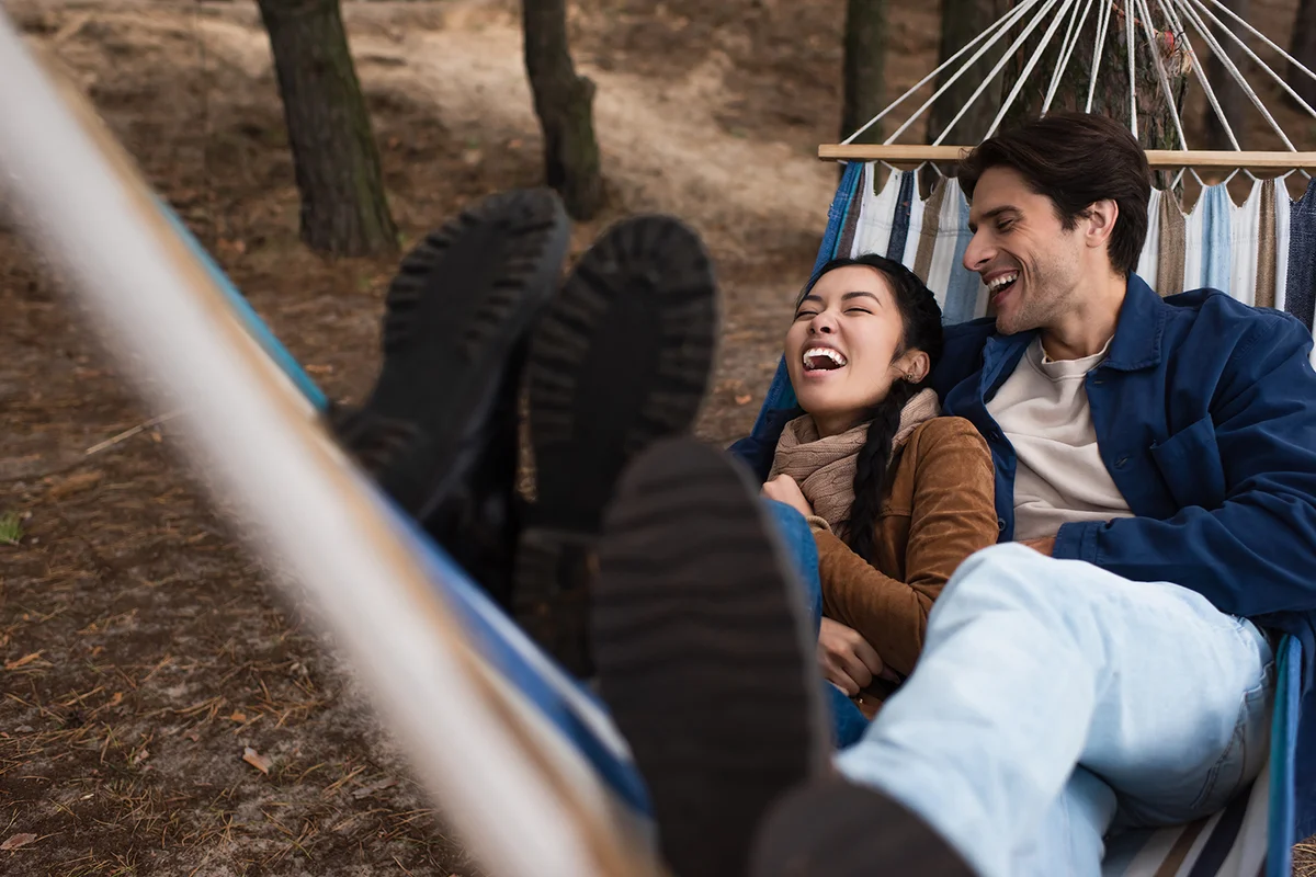 Couple in hammock
