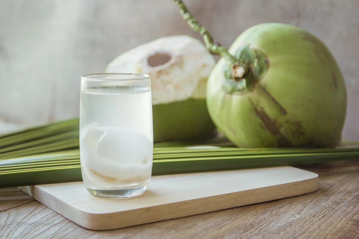 Coconut water cocktail