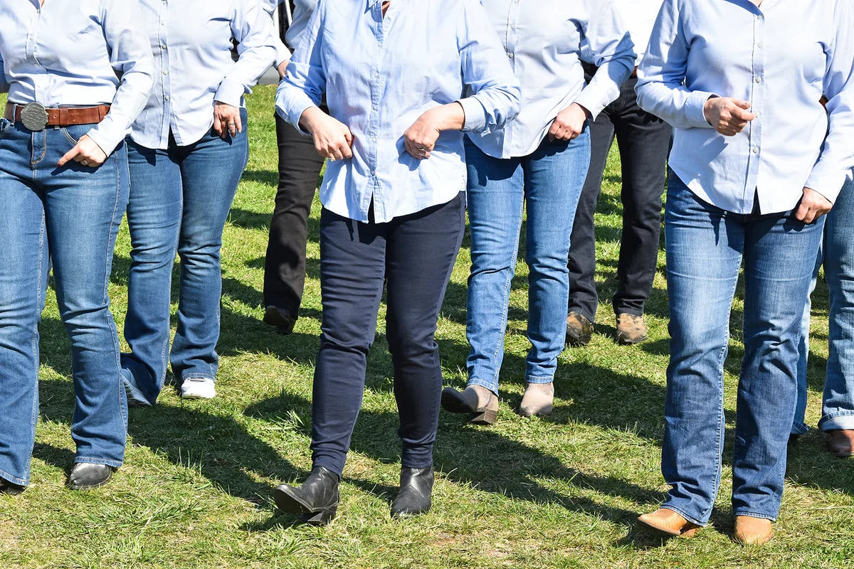 Western dancers outdoor