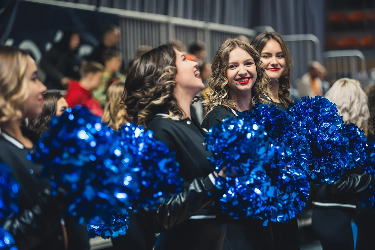 Cheerleaders at game