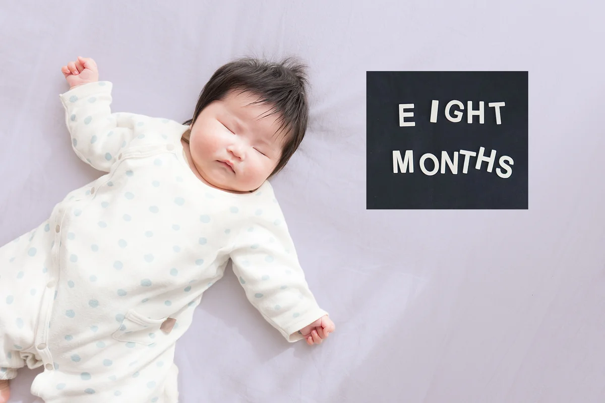 Baby on the bed
