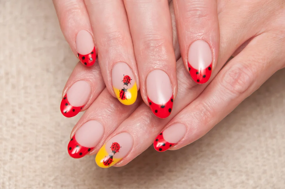 ladybug nails
