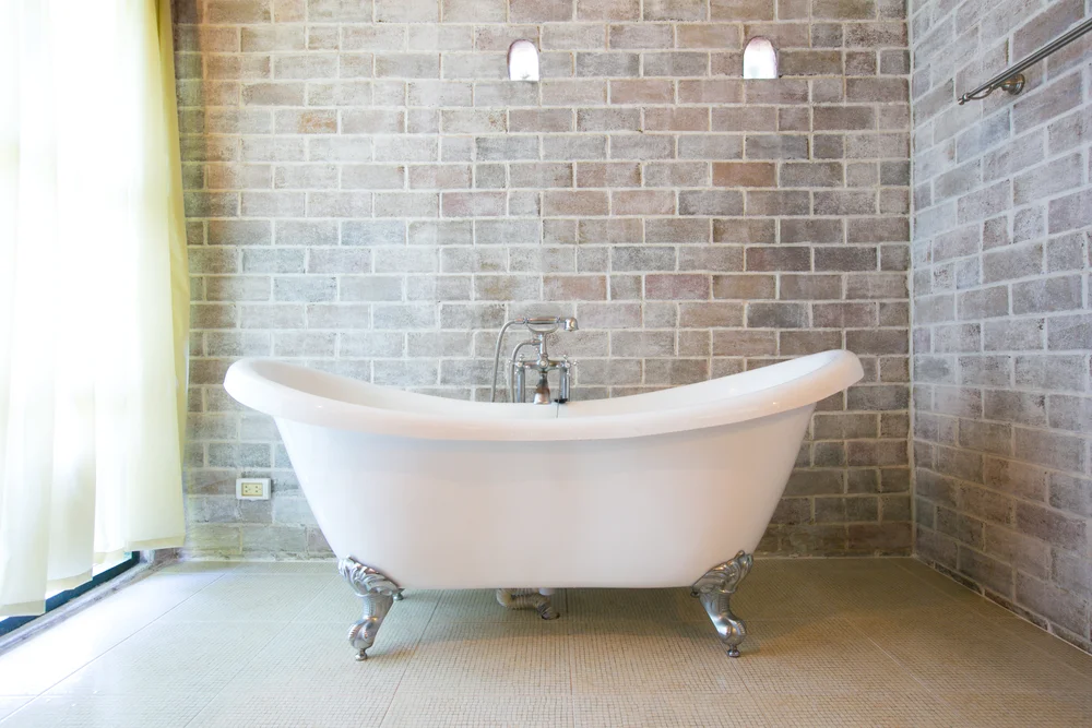 vintage bathtub