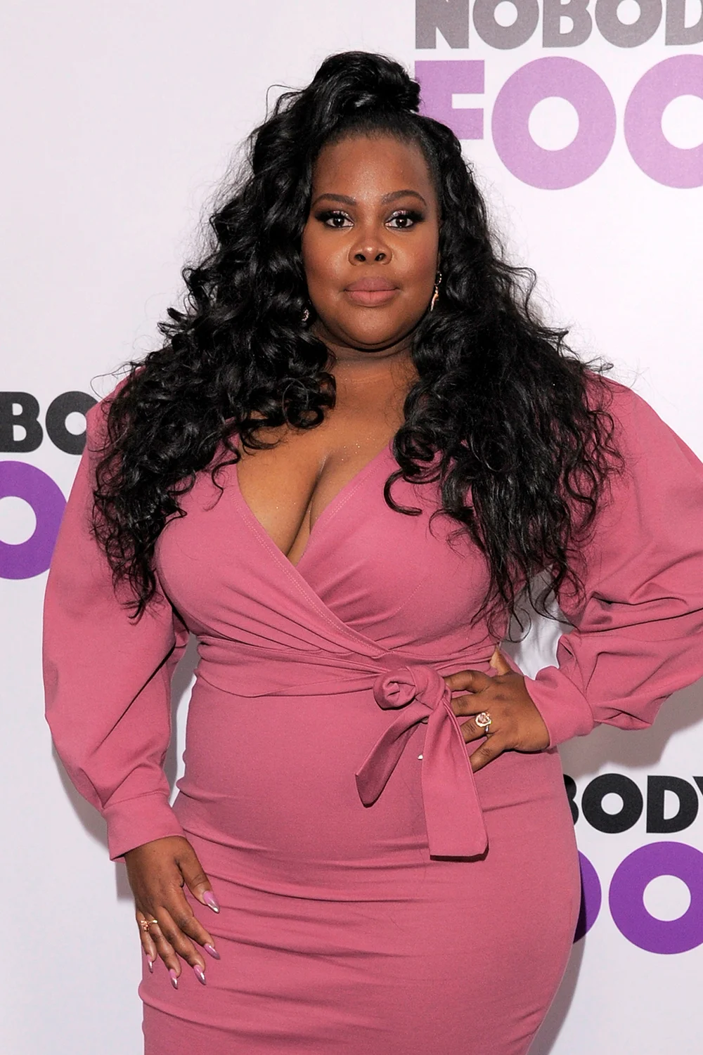 Amber Riley attends 'Nobody's Fool' New York Premiere at AMC Lincoln Square Theater on October 28, 2018