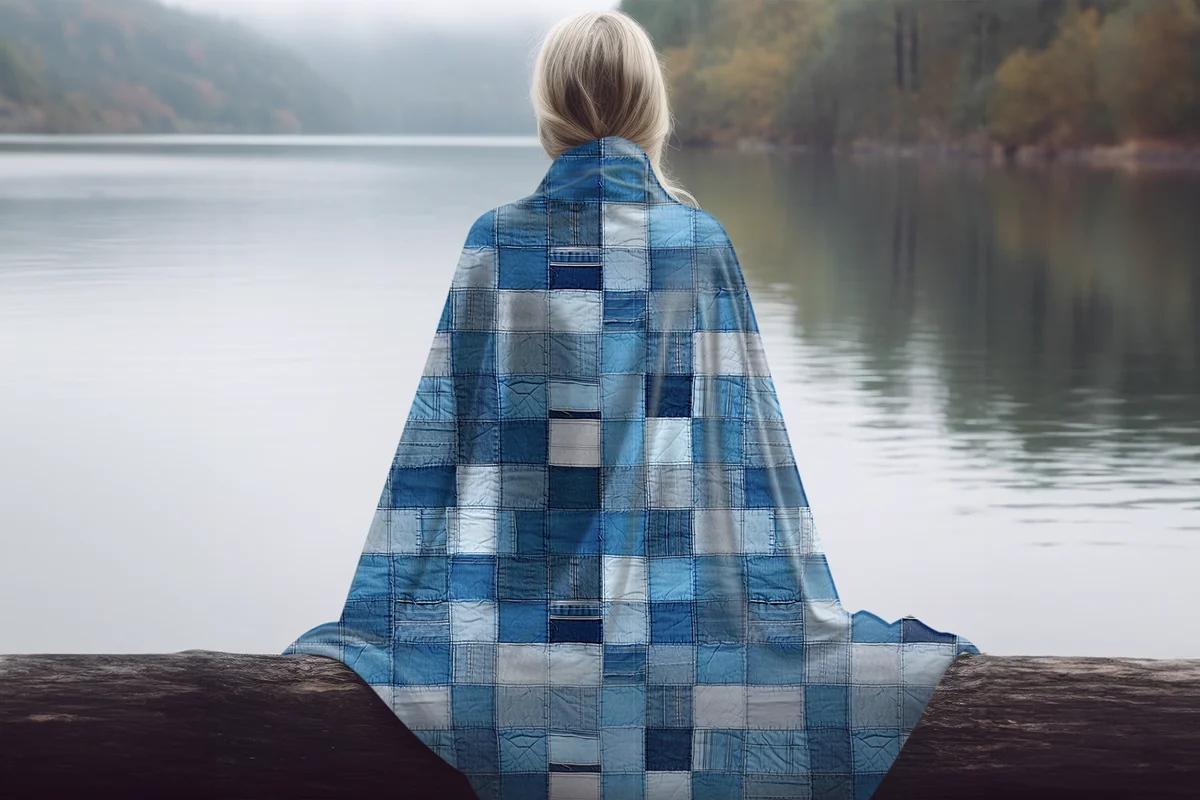 Denim Patchwork Quilt