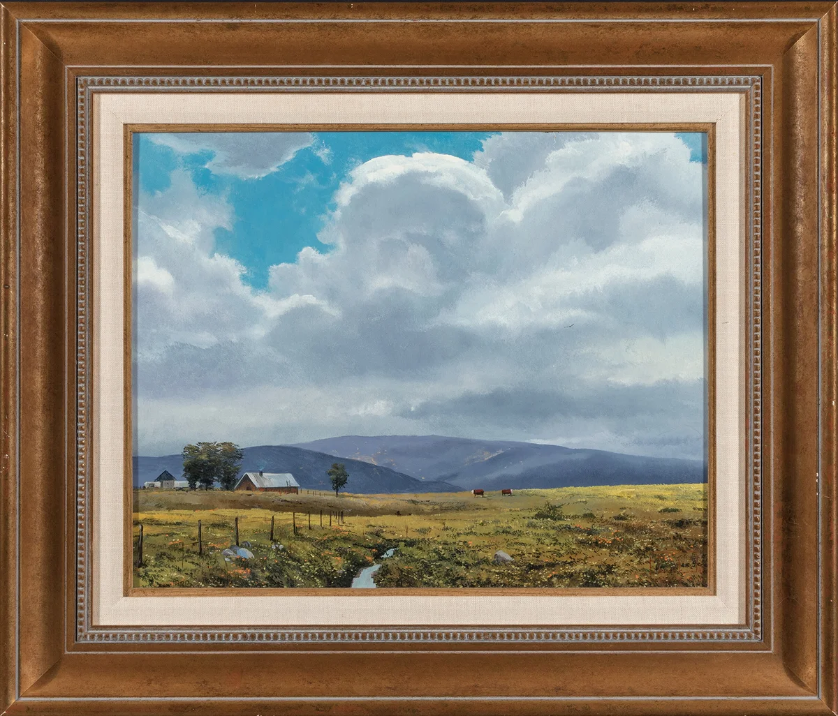 Thomas Kinkade III (American, 1958-2012). Out to Pasture, 1983