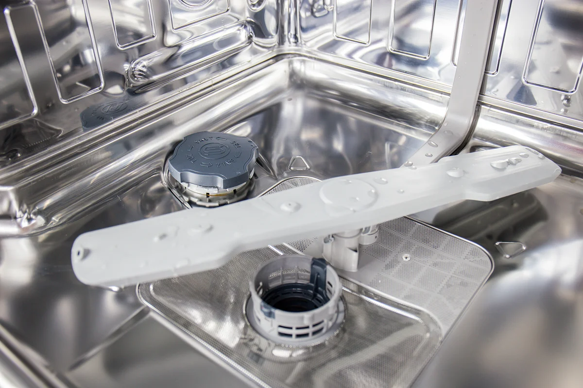 dishwasher machinery for dirty water sink and cleaning utensils