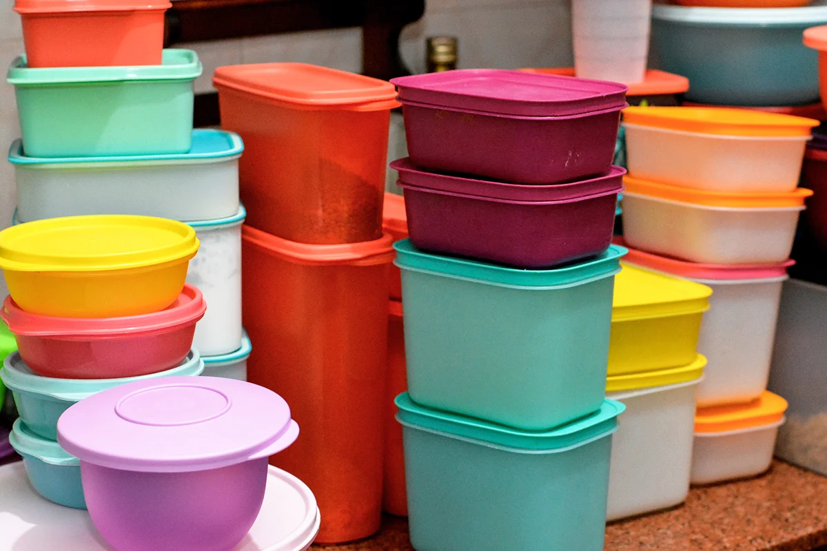 Tupperware plastic products