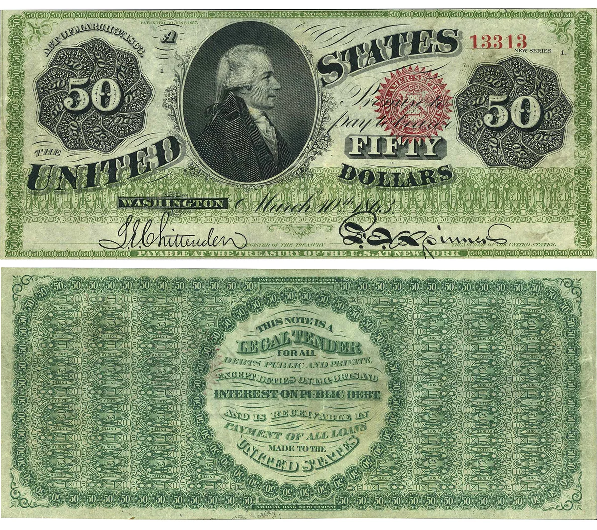 1863 Legal Tender