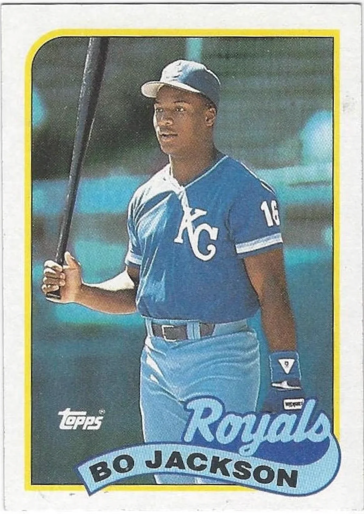 1989 BO JACKSON Kansas City ROYALS Original Vintage Baseball Card Number 540