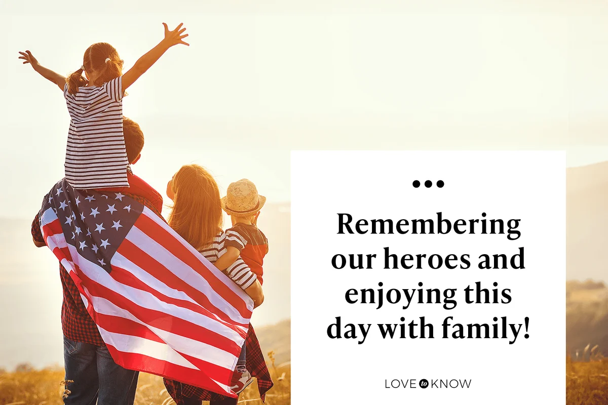 Remembering our heroes and enjoying this day with family!