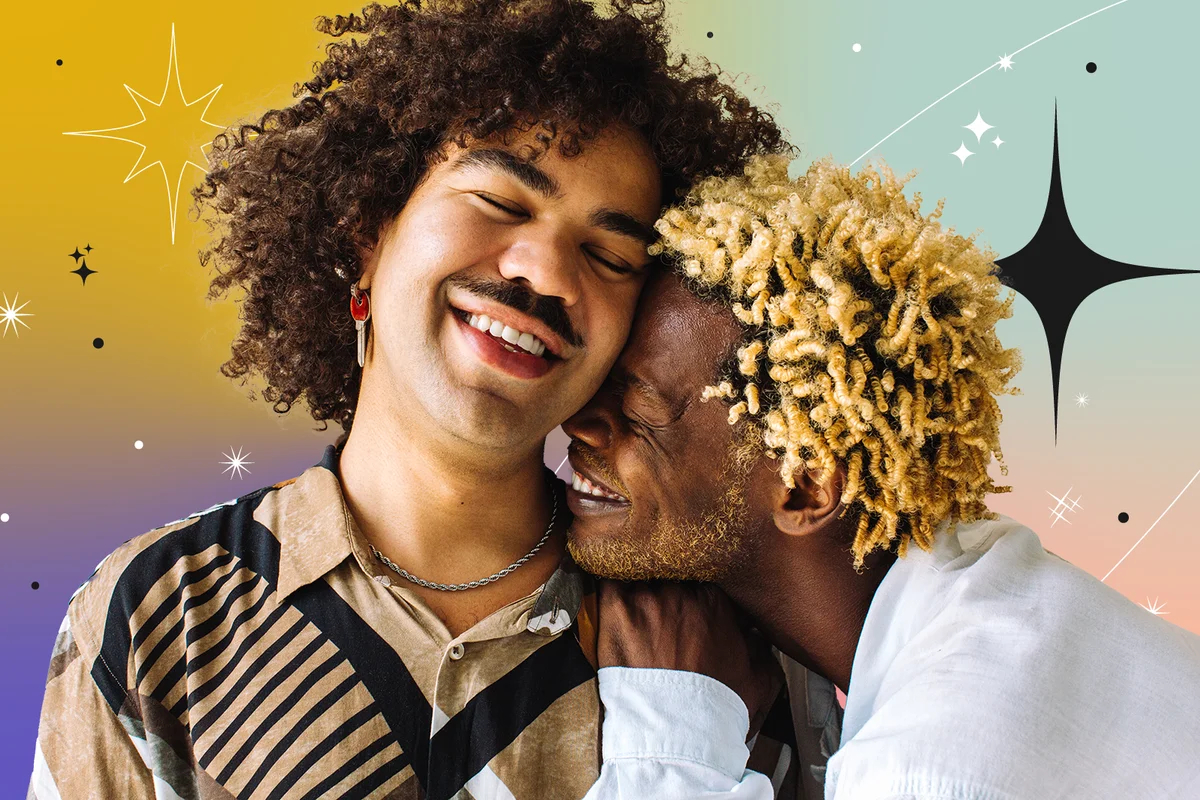 Affectionate young couple embracing each other
