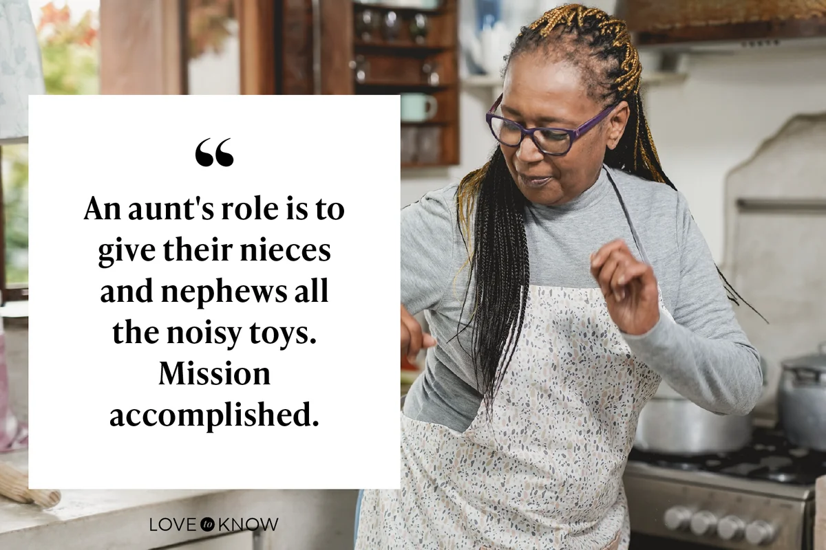 An aunt's role is to give their nieces and nephews all the noisy toys. Mission accomplished.