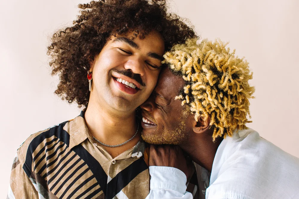 A Taurus man and his partner sharing an intimate moment