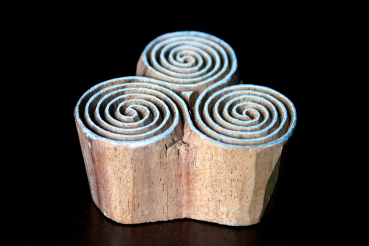Indian Handmade wood stamps