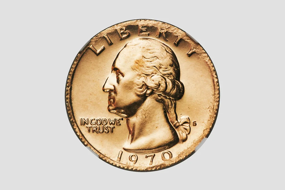 1970-S 25C Washington Quarter