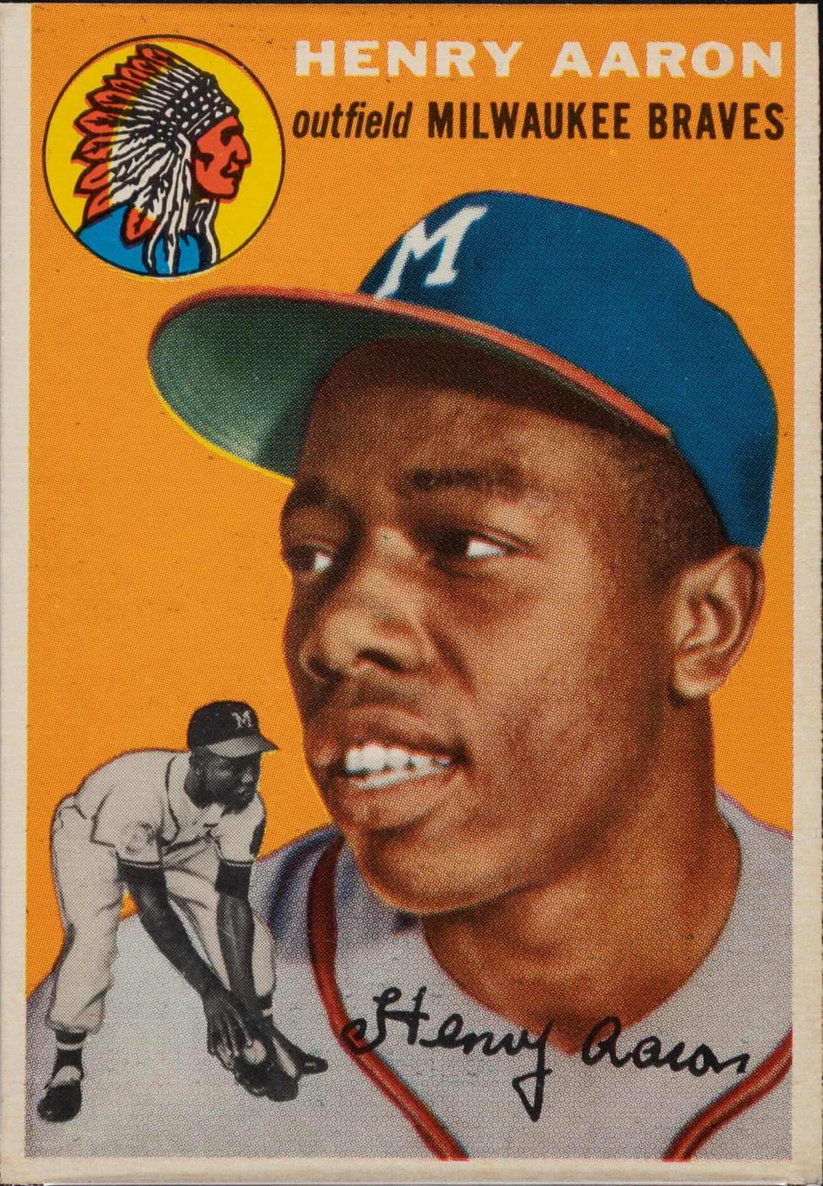 1954 Topps Hank Aaron Rookie #128