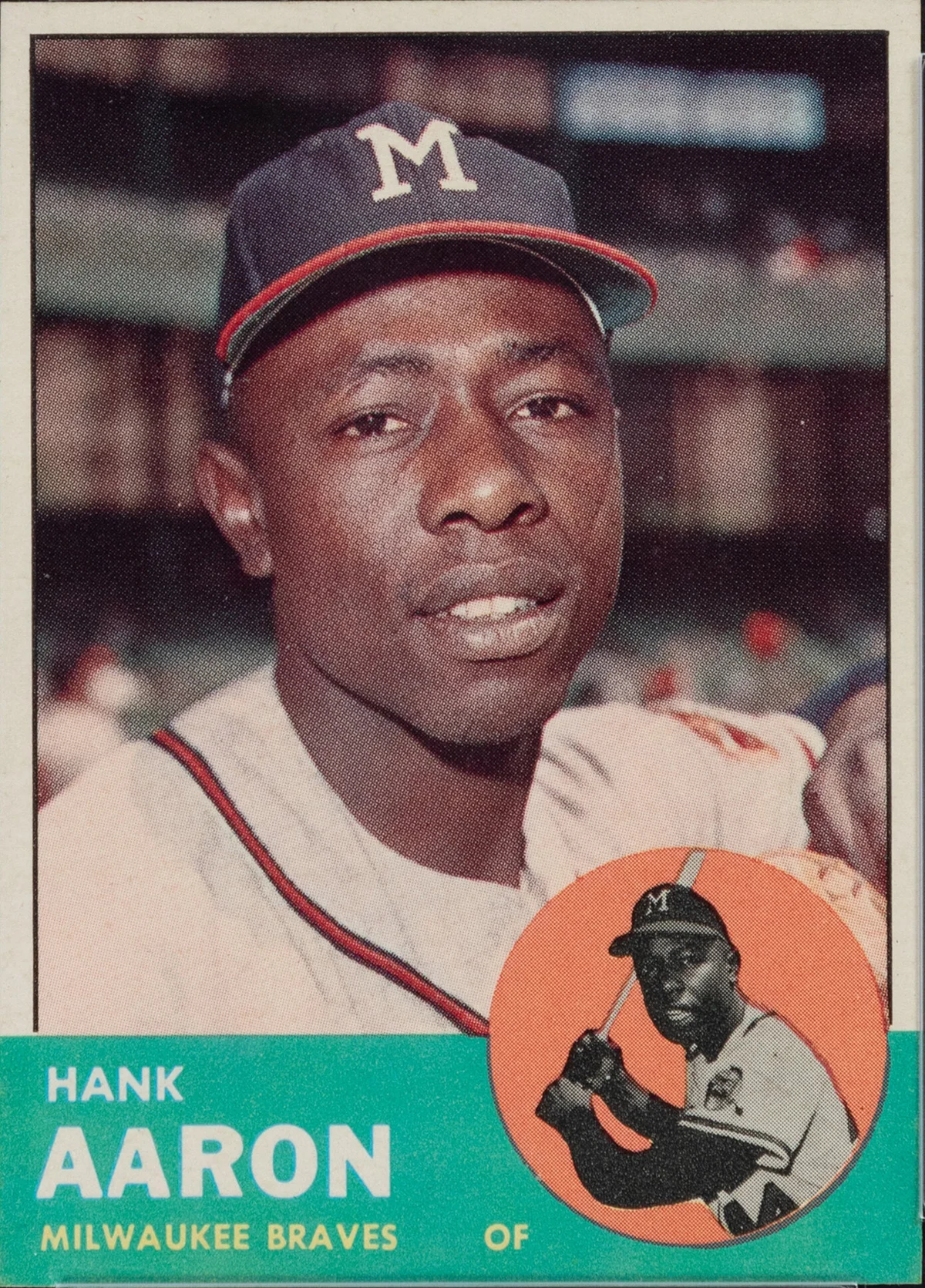 1963 Topps Hank Aaron #390