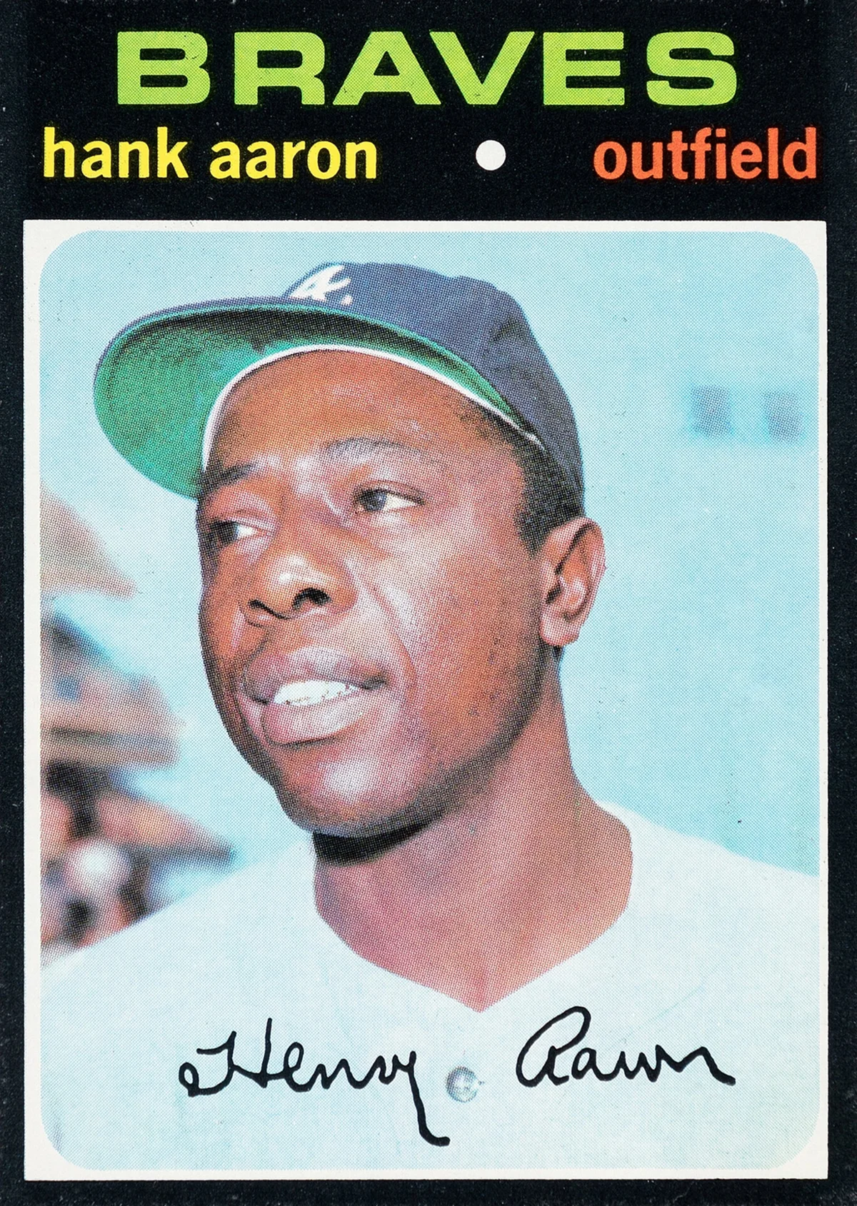 1971 Topps Hank Aaron #400