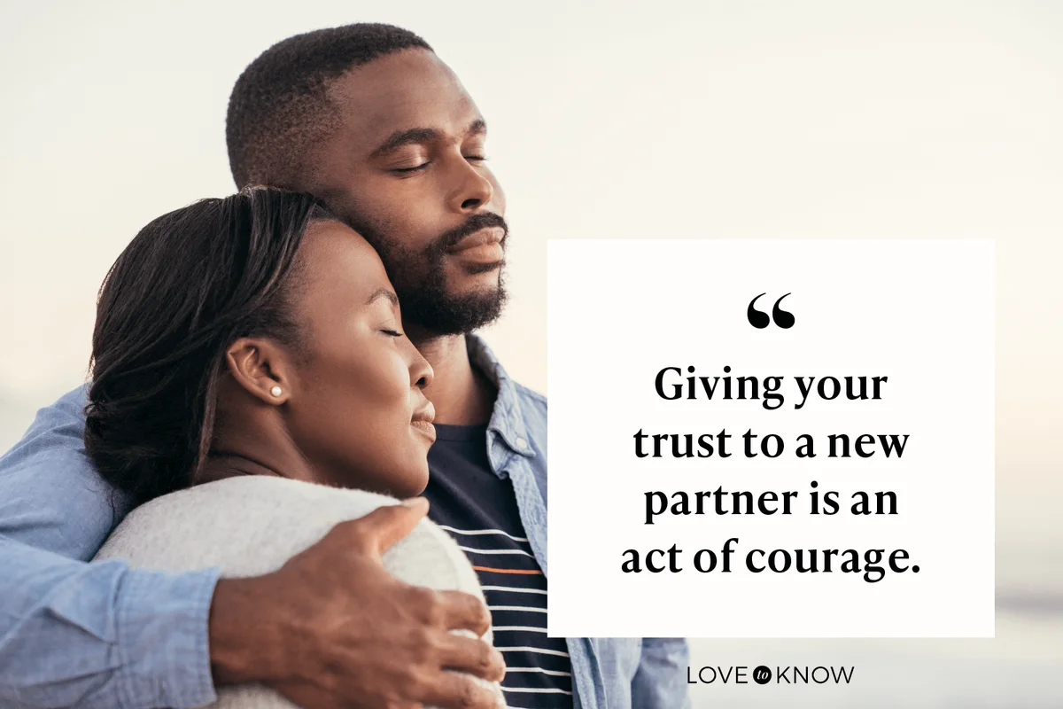 Giving your trust to a new partner is an act of courage.