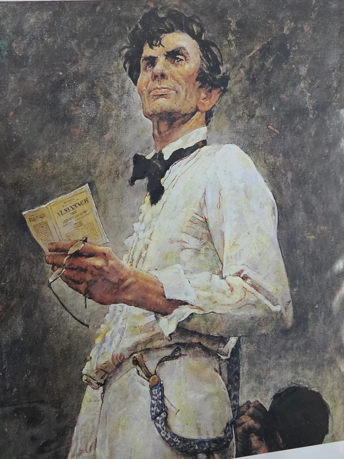Lincoln for the defense Abe lincoln Norman Rockwell art paper