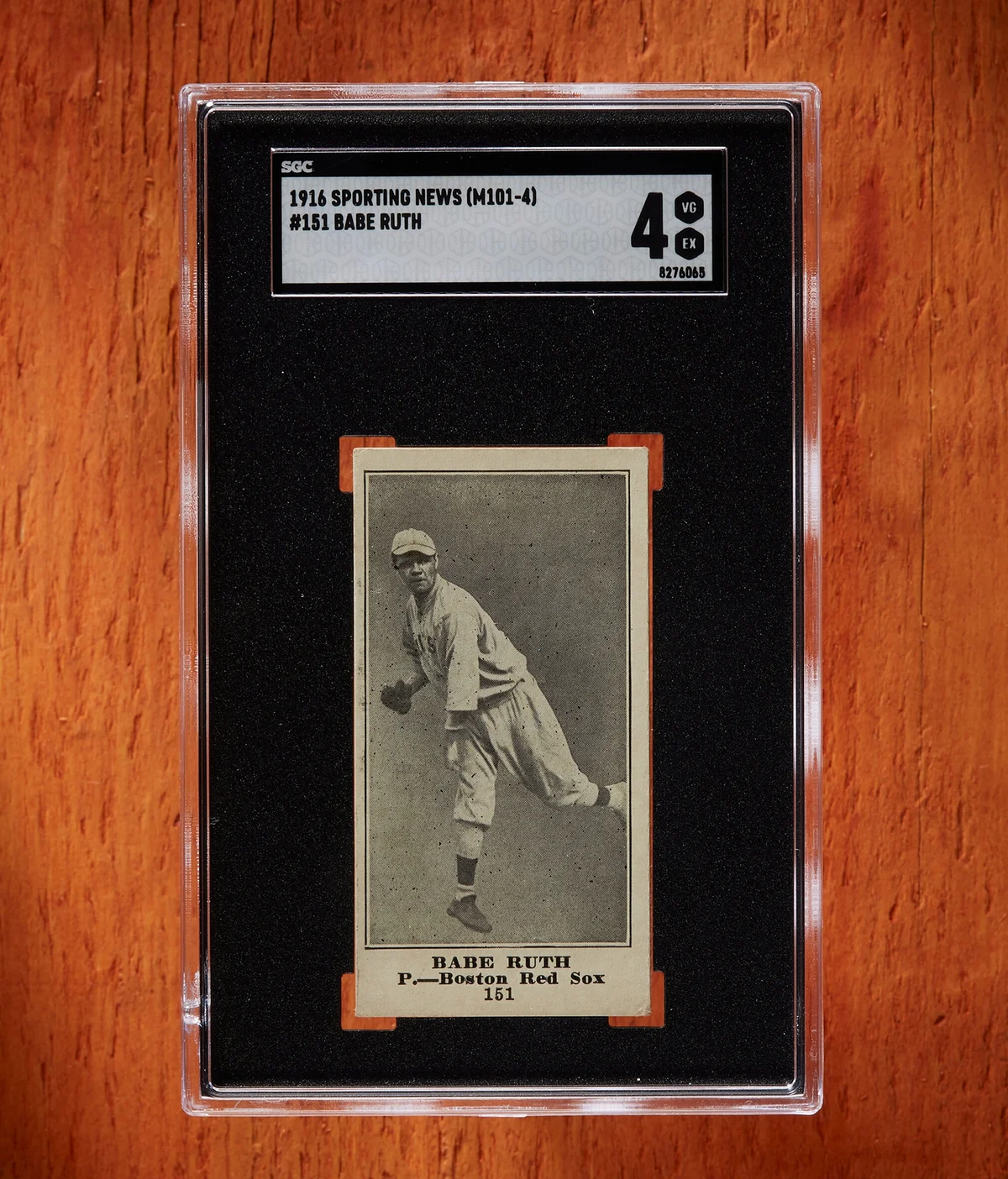 1915/1916 Sporting News Babe Ruth Rookie Card