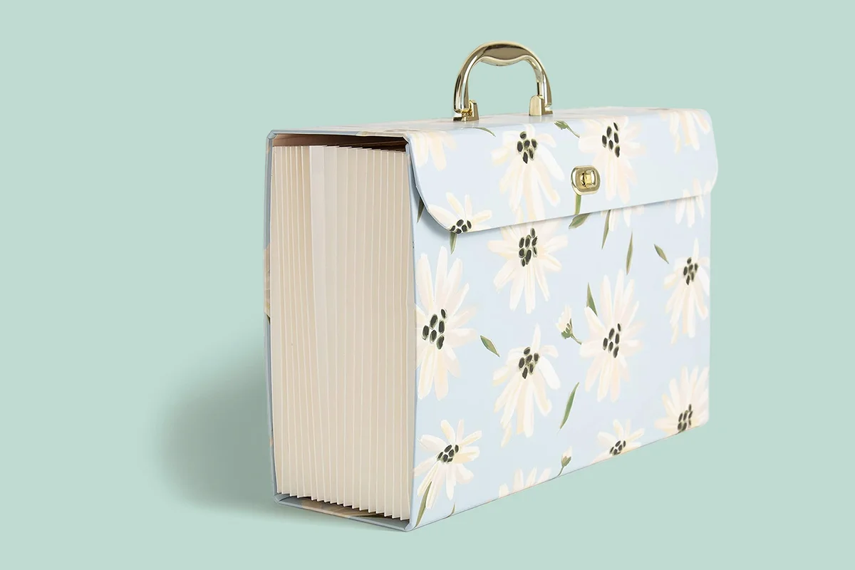 U Brands Expanding 19 Pocket Fashion File Folder
