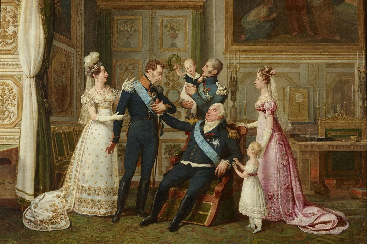 The French Royal family in 1823