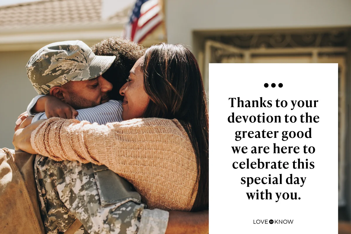 Thanks to your devotion to the greater good we are here to celebrate this special day with you.