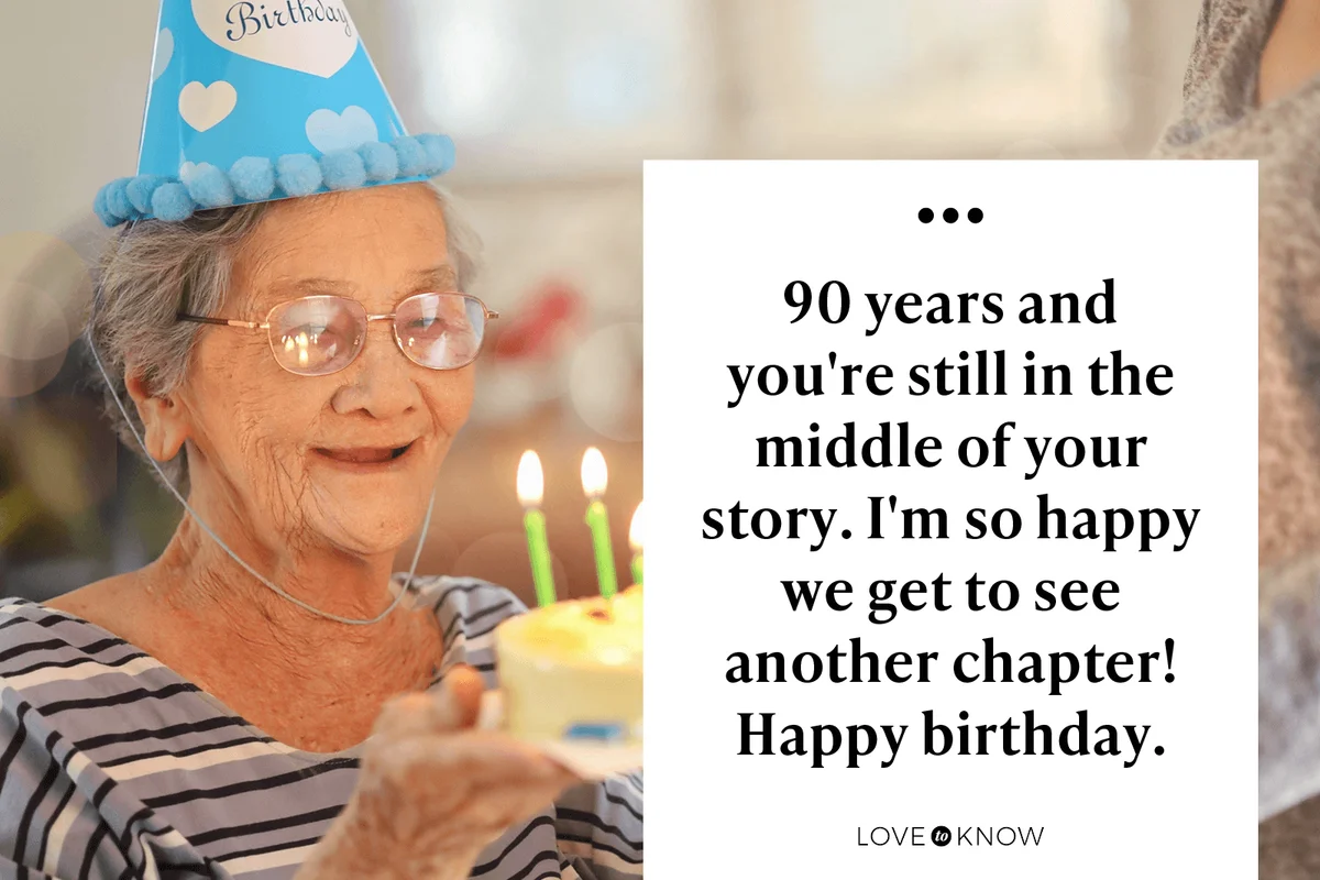 90 years and you're still in the middle of your story. I'm so happy we get to see another chapter! Happy birthday