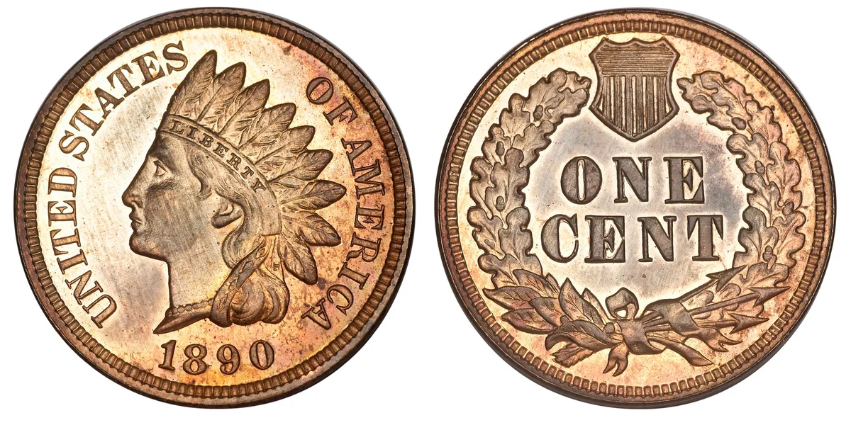 1890 10-Piece Proof Set