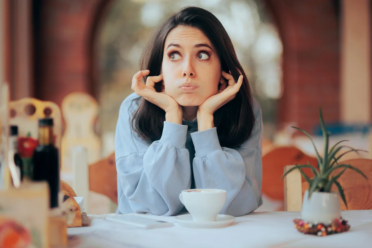 Annoyed Woman Covering Her Ears