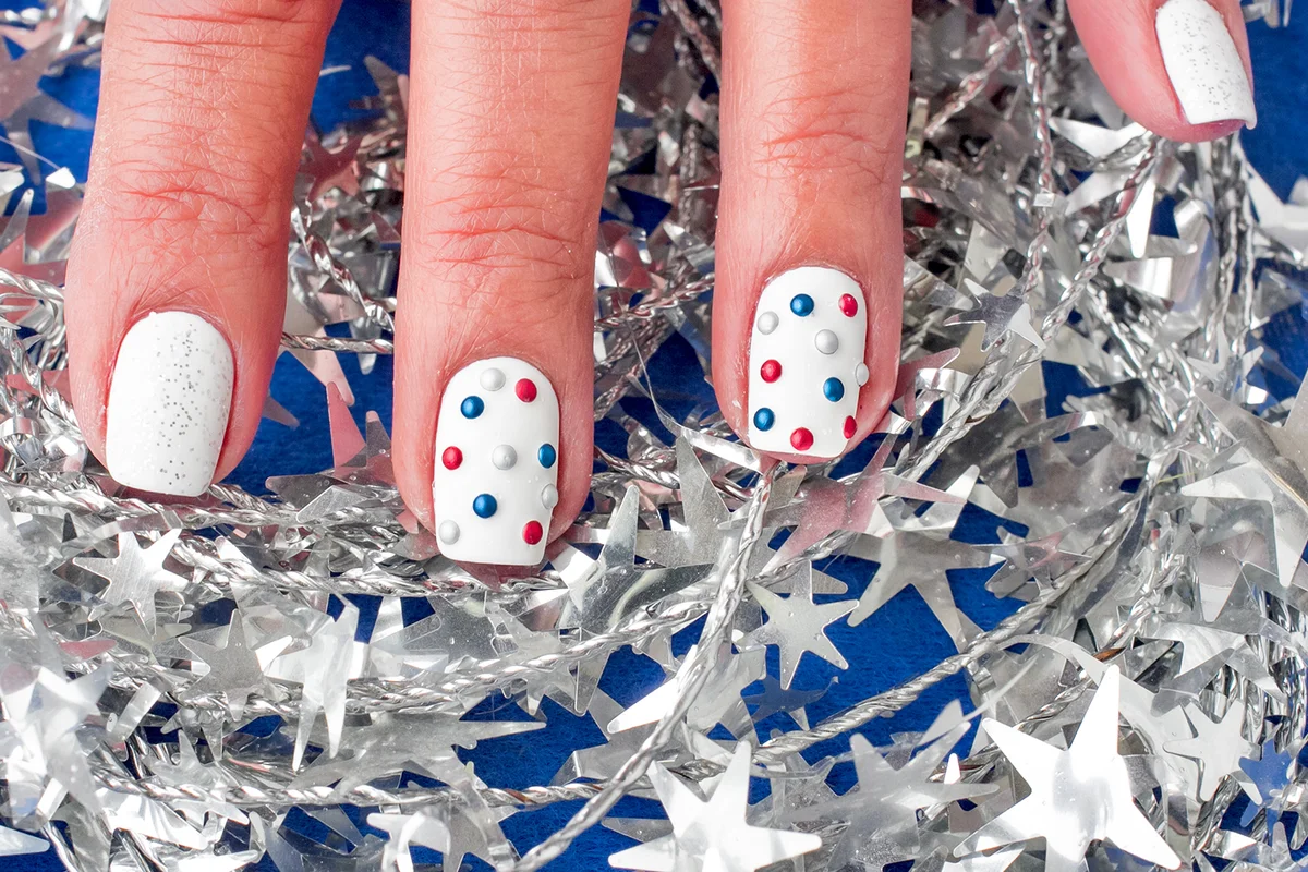 Fourth Of July Nail Art Design