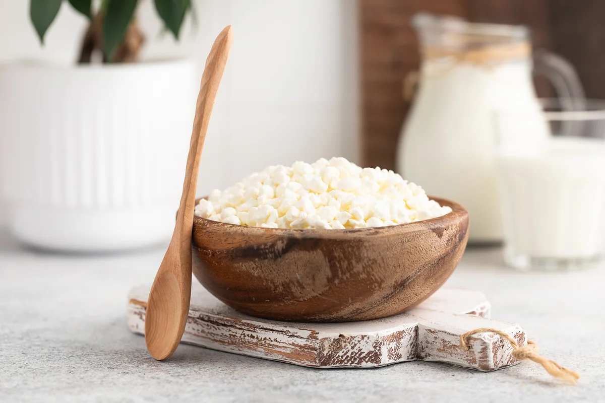 Natural cottage cheese