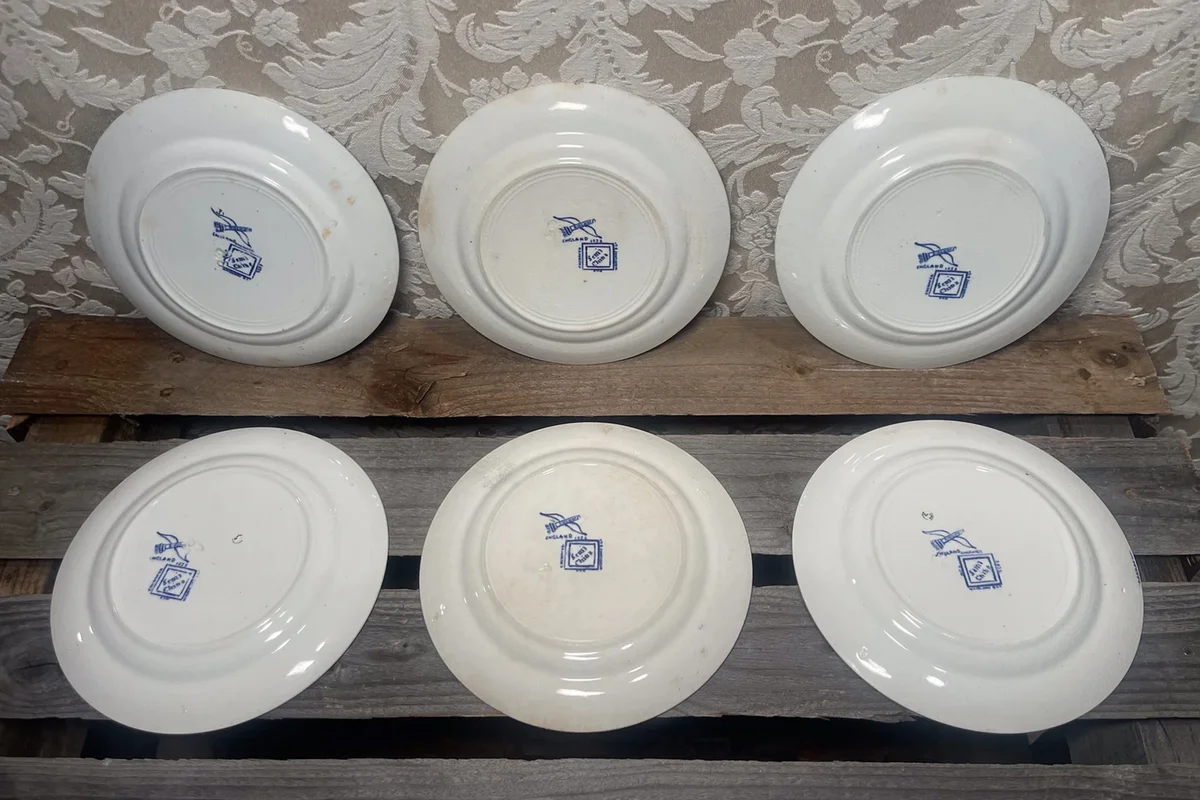 Antique Blue Willow Pattern By Ridgeway Bread/Dessert Plate England 1920s