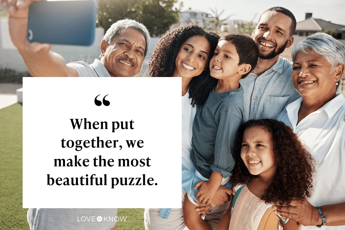 When put together, we make the most beautiful puzzle.