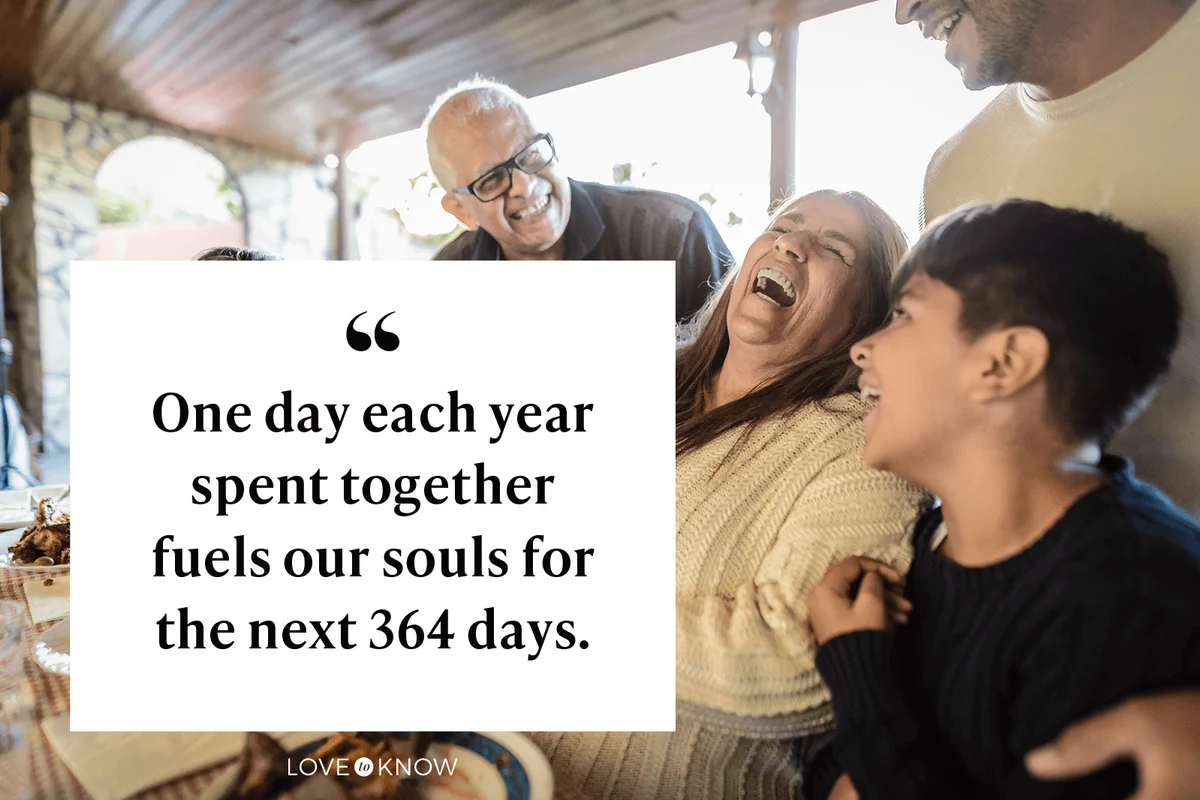 One day each year spent together fuels our souls for the next 364 days.