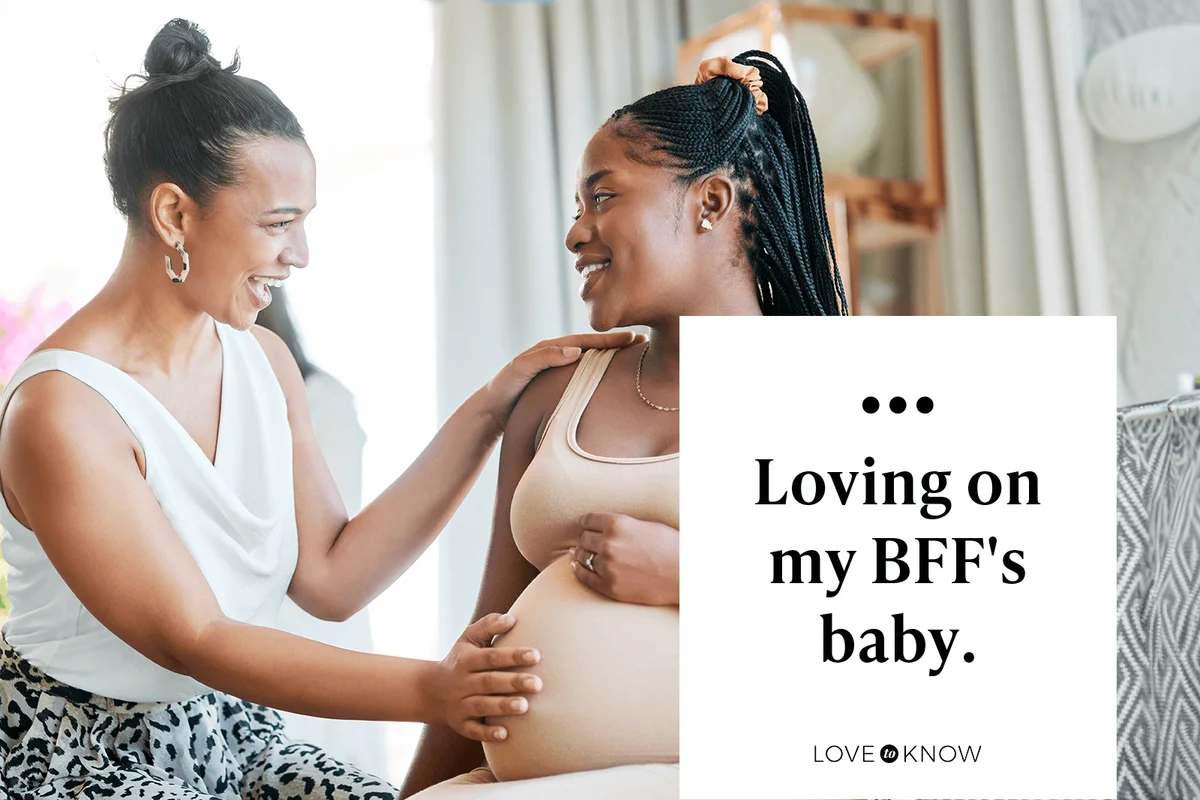 Loving on my BFF's baby.