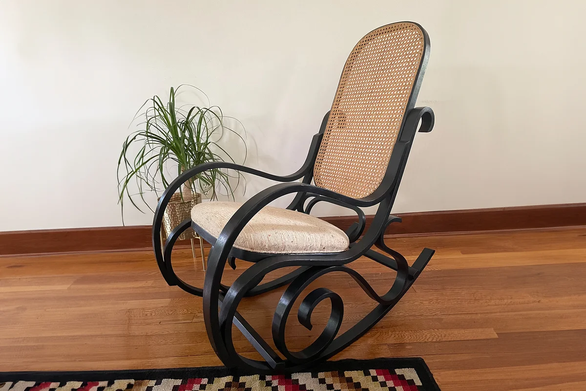 Mid- Century Bentwood Rocker Thonet Style