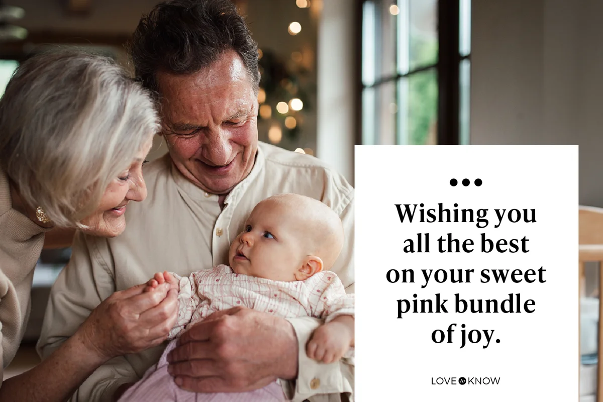 Wishing you all the best on your sweet pink bundle of joy.