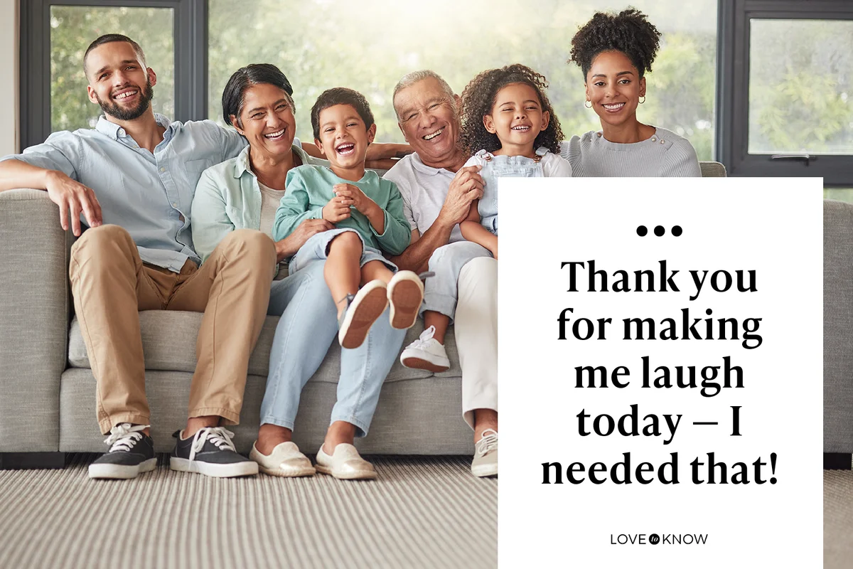 Thank you for making me laugh today — I needed that!