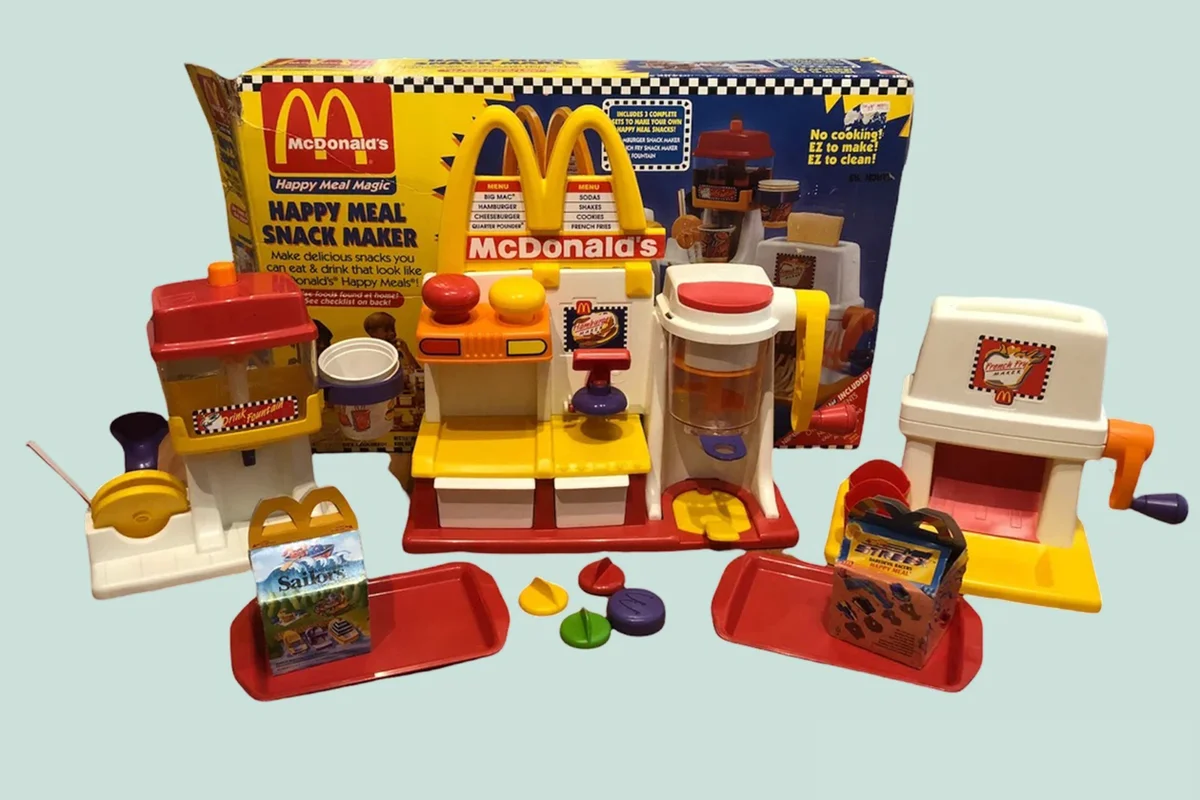 Vintage 1993 McDonald's Mattel Happy Meal Magic Snack Maker