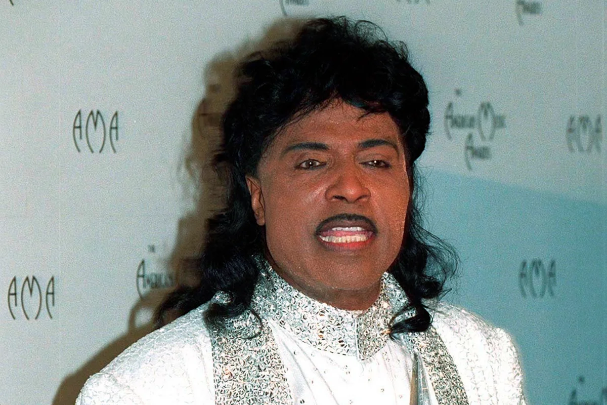 Singer LITTLE RICHARD at the American Music Awards in Los Angeles. 1997 Paul Smith