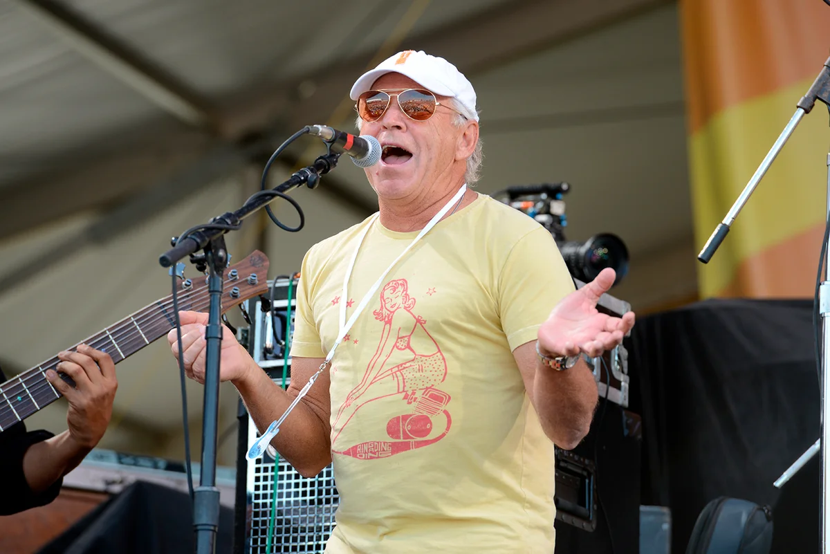 New Orleans, LA - September 2, 2023: Jimmy Buffett performs at the New Orleans Jazz and Heritage Festival.