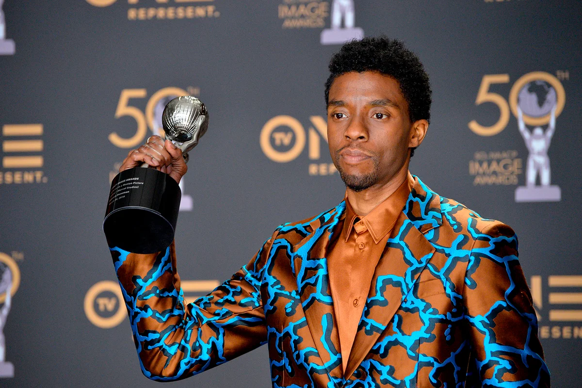 LOS ANGELES, CA. March 30, 2019: Chadwick Boseman at the 50th NAACP Image Awards.
Picture: Paul Smith/Featureflash