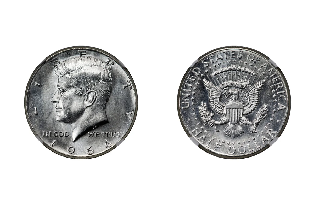 1964 Kennedy half a Dollar Regular strike