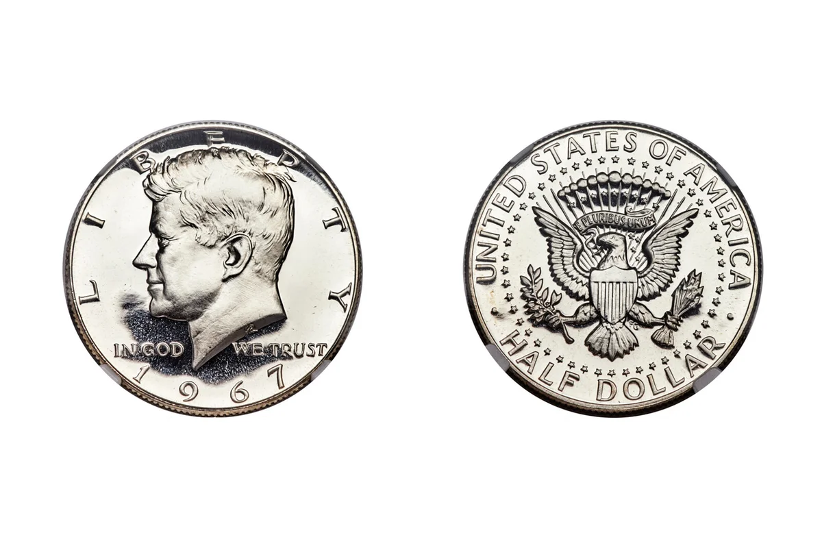 1967 SMS Kennedy half a Dollar