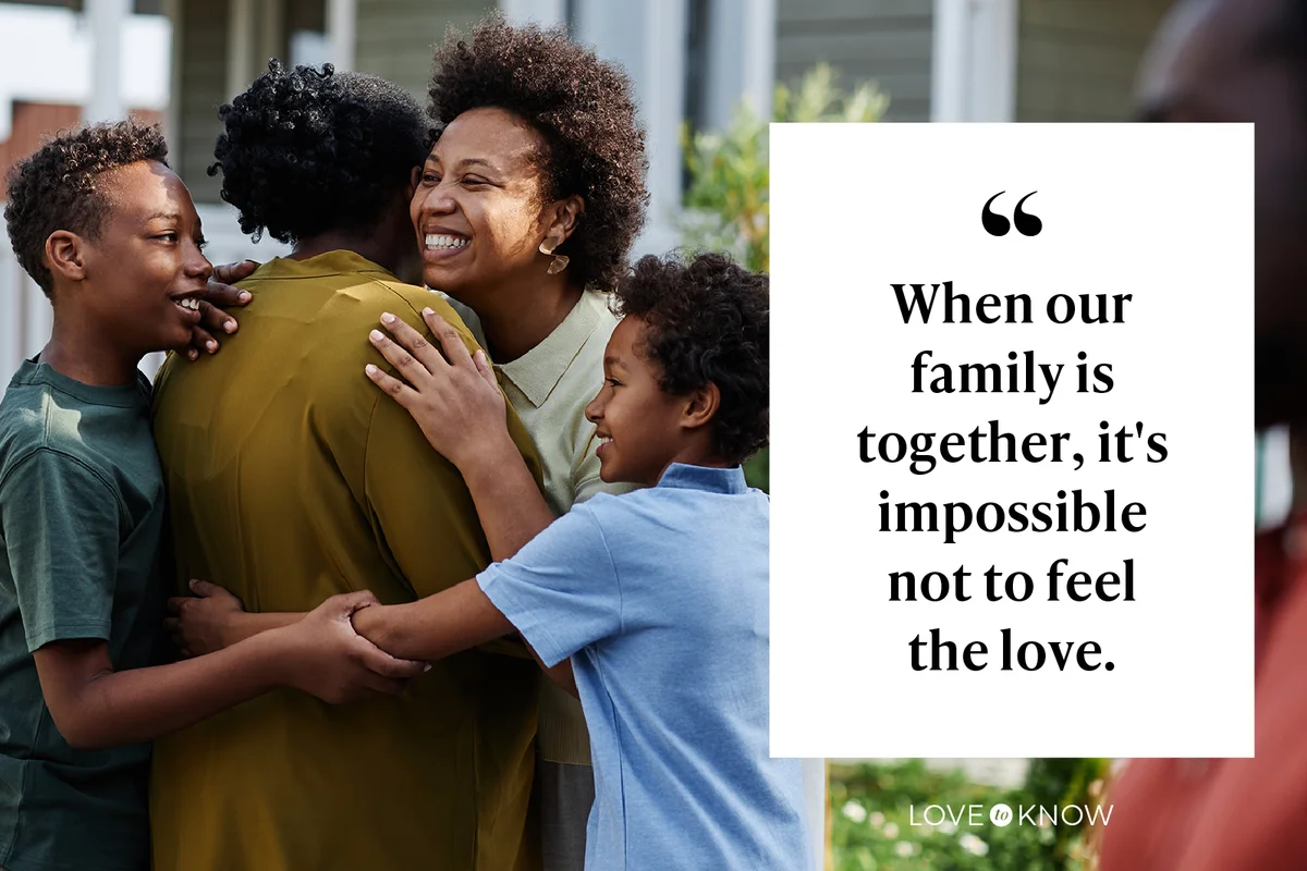 When our family is together, it's impossible not to feel the love.