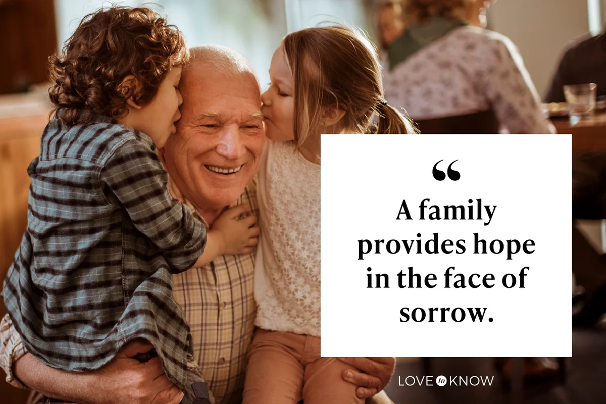A family provides hope in the face of sorrow.