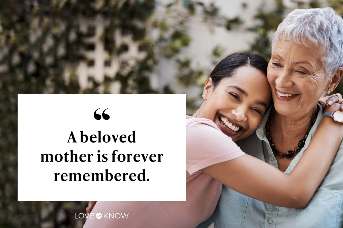 A beloved mother is forever remembered.
